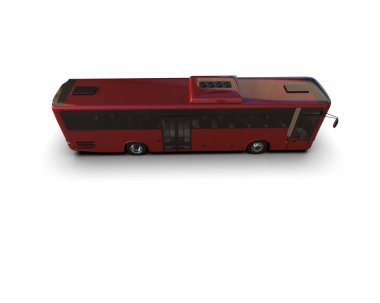 Modern şehir otobüsü, toplu taşıma.