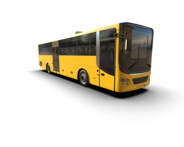 Modern şehir otobüsü, toplu taşıma.