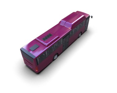 Modern şehir otobüsü, toplu taşıma.