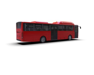 Modern şehir otobüsü, toplu taşıma.