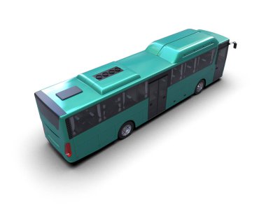 Modern şehir otobüsü, toplu taşıma.