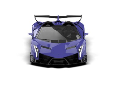 modern spor araba beyaz arka planda 3D model