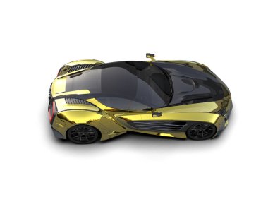 modern spor araba beyaz arka planda izole edilmiş 3D görüntüleme