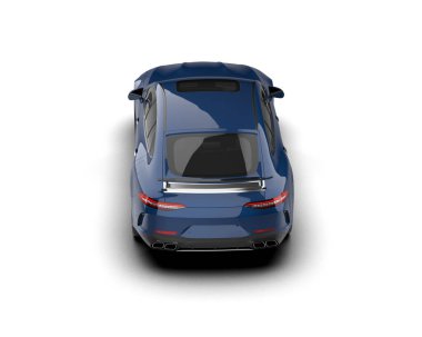 modern spor araba beyaz arka planda izole