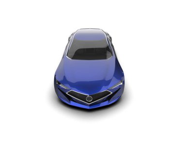 3D görüntüleme, modern spor araba beyaz arka planda izole edildi 