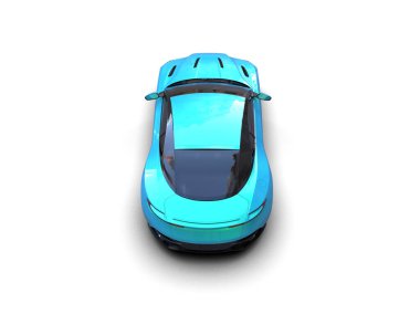 3D görüntüleme. modern spor araba beyaz arka planda izole.   