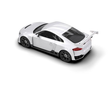 Stüdyo ortamında daha az genel bir konsept arabanın 3 boyutlu çizimi