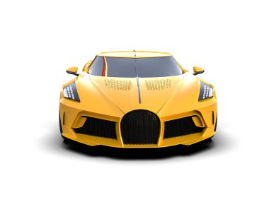 3 boyutlu lüks spor araba.