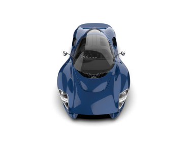 3D görüntüleme, beyaz arkaplanda izole edilmiş spor araba 