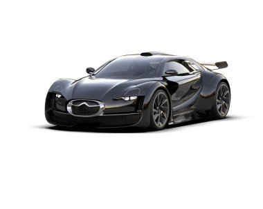 Daha az genel bir konsept arabanın 3 boyutlu çizimi