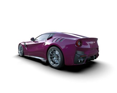 mor spor araba - arka plan