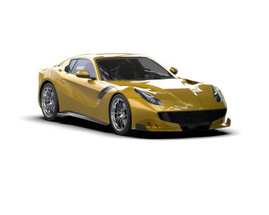 Sarı araba modern araba.
