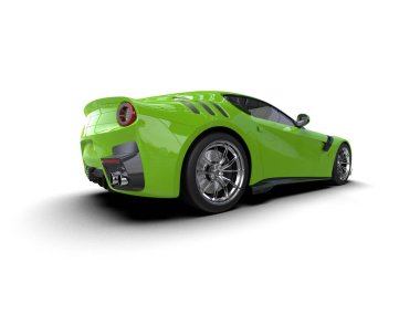 Süper modern spor araba.