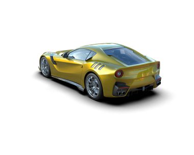 Daha az genel bir konsept arabanın 3 boyutlu çizimi