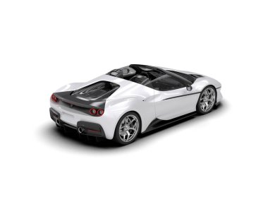 3 boyutlu spor konsept araba tasarımı.