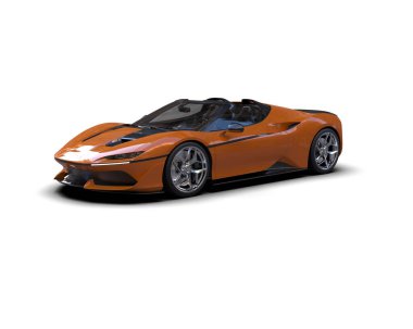 kırmızı modern süper araba