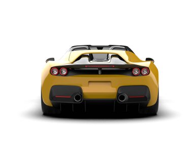 gerçekçi modern araba beyaz arka planda izole.