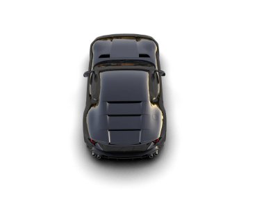 Beyaz arka planda 3 boyutlu araç izole edilmiş. genel model.