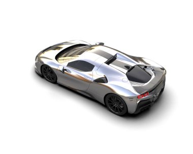 Siyah lüks araba beyaz arka planda izole edilmiş