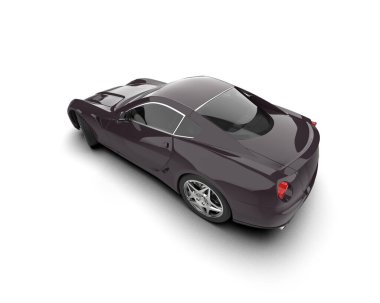 siyah lüks modern araba