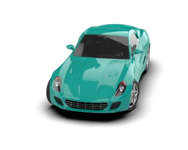 Modern spor araba - 3D render