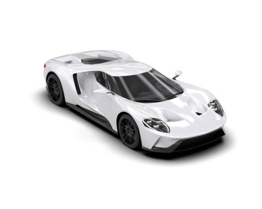 beyaz modern siyah süper spor araba