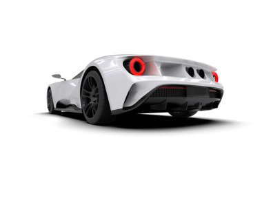 Modern süper spor araba - arka plan