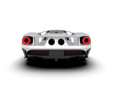 gerçekçi 3 boyutlu spor araba çizimi