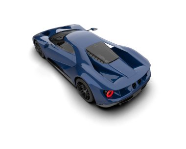 Daha az genel bir konsept arabanın 3 boyutlu çizimi