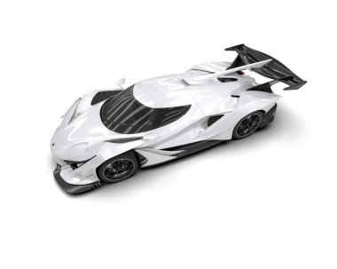 Süper spor araba. 3d oluşturma