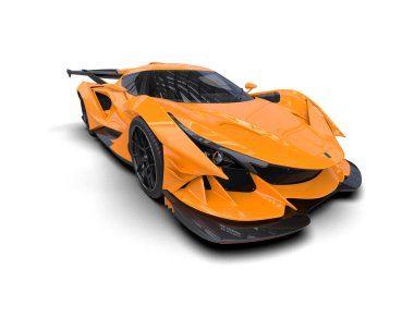 Modern süper süper turuncu araba