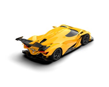 modern araba - sarı - turuncu - siyah - sarı - turuncu - siyah - aşağı taraf