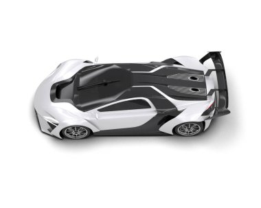 süper beyaz modern araba