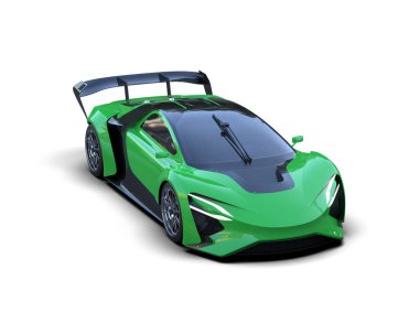 modern süper araba - yeşil
