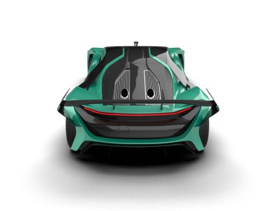 Süper araba. - Araba. - Araba. 3d illüstrasyon