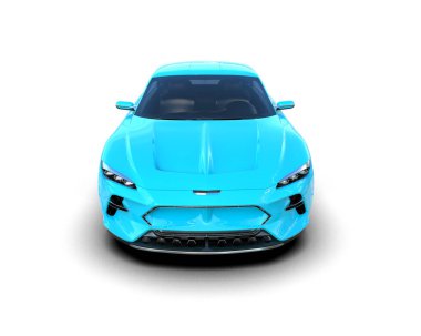 Mavi Modern spor araba