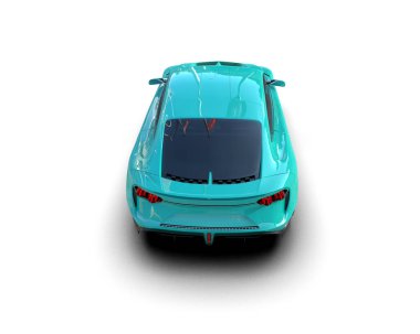 3 boyutlu bir araba.