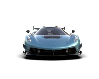 Stüdyo ortamında daha az genel bir konsept arabanın 3 boyutlu çizimi