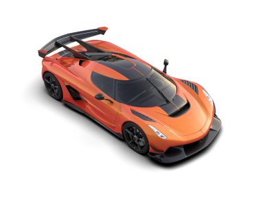 Modern süper araba. Süper araba - 3D
