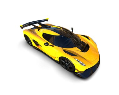 Daha az genel bir konsept arabanın 3 boyutlu çizimi