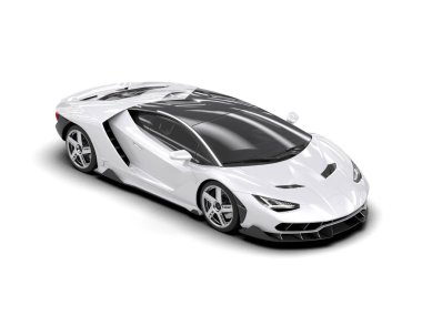 süper süper araba arka planda izole