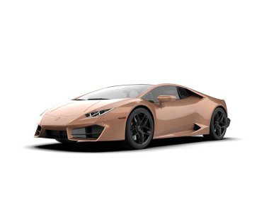 Daha az genel bir konsept arabanın 3 boyutlu çizimi