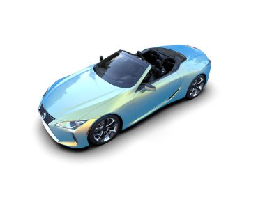 Modern spor araba - 3D render