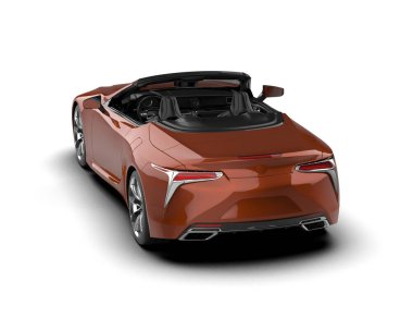 Modern spor araba - 3D illüstrasyon