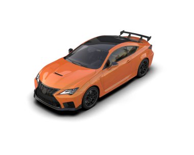 Daha az genel bir konsept arabanın 3 boyutlu çizimi