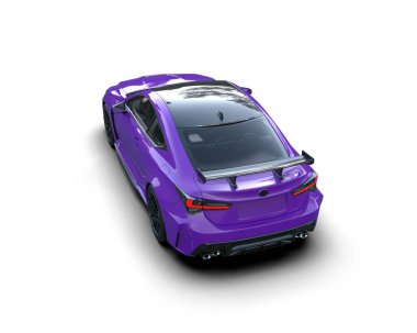 Bir arabanın 3 cg görüntüsü daha az.