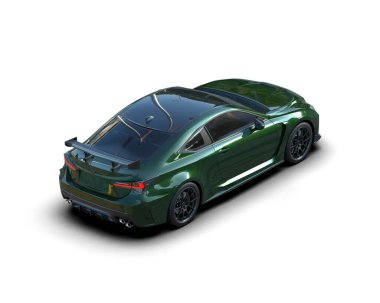 Daha az genel bir konsept arabanın 3 boyutlu çizimi