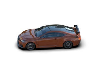 Daha az genel bir konsept arabanın 3 boyutlu çizimi