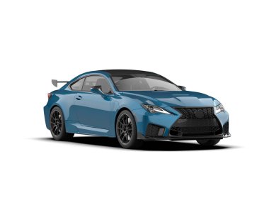 Arka planda modern lüks araba. 3d oluşturma