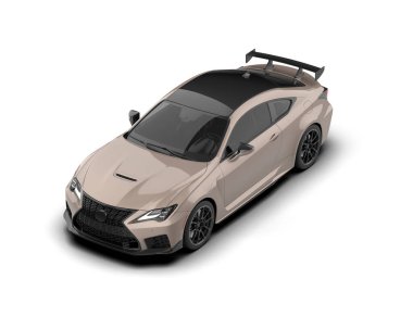 modern lüks araba arka planda